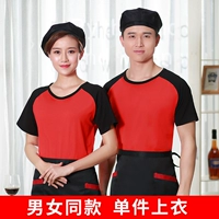 Красные черные рукава (одиночный топ)