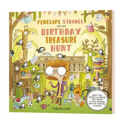 英文原版 Penelope Strudel And the Birthday Treasure Trail 生日宝藏之路 精品绘本 精装 英文版 进口英语原版书籍儿童全英语书