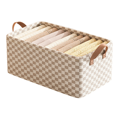 衣服收纳筐亲肤无异味加厚棉麻