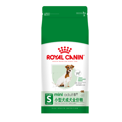 皇家小型犬8岁以上2KG比熊狗主粮