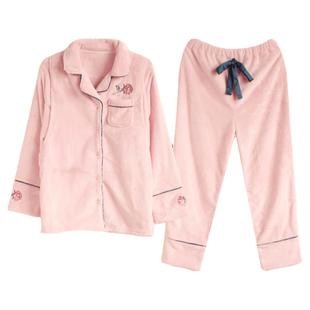 yourban月子服秋冬季产后孕妇喂奶哺乳睡衣怀孕期出院家居服套装