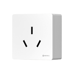 86型32A三孔空调插座面板墙壁32a大功率三眼插头3孔三相工业专用