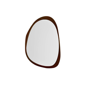 新中式壁挂装饰镜卫生间智能防雾浴室镜定制不规则卧室高级化妆镜