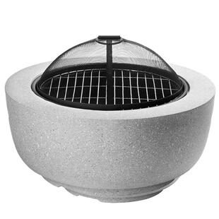 家用围炉煮茶烤火炉套装室内烧烤桌烤火盆户外木炭烧烤炉取暖炉