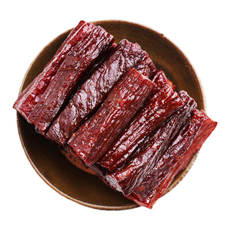 牛肉干内蒙古特产手撕牛肉佐料简单有嚼劲美味开袋即食七成干零食
