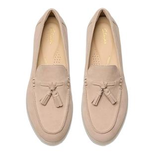 clarks其乐女鞋春夏款休闲单鞋一脚蹬乐福鞋Narini Edge现货