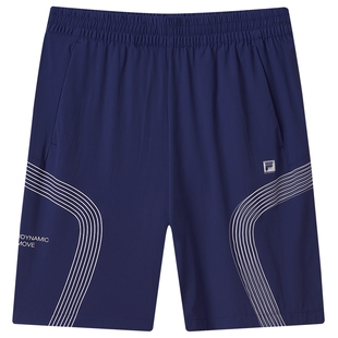 【灵风裤】FILA斐乐儿童短裤2024秋季男大童抗紫外线UPF50+五分裤