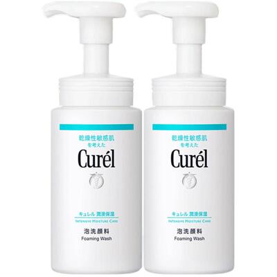 curel珂润保湿洁颜泡沫150ml*2