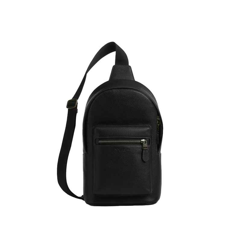 COACH/蔻驰官方 奥莱款Rowan男士纯色简约时尚斜挎包胸包CY206