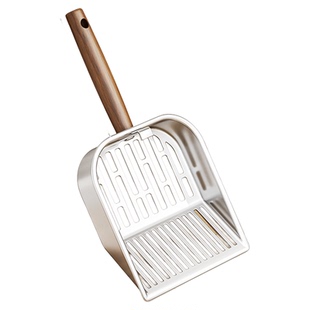 猫砂铲猫屎铲不锈钢铲子专用豆腐砂细孔猫咪金属大号矿砂铲屎神器