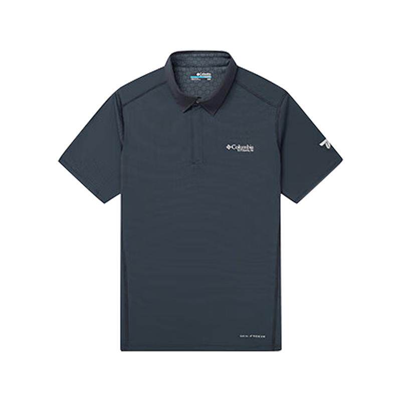 Columbia哥伦比亚短袖T恤男25春夏新品速干透气翻领POLO衫AE8078
