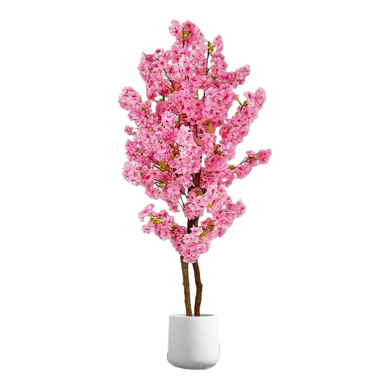 仿真樱花树绿植假花树家居客厅商场店铺橱窗酒店餐厅大厅装饰摆件