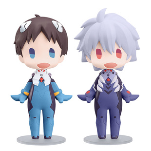 GSC新世纪福音战士手办 EVA HELLO! GOOD SMILE 碇真嗣 渚薰 摆件