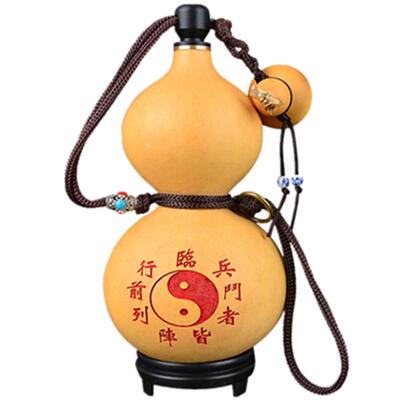 酒葫芦天然仿古水壶济公开口