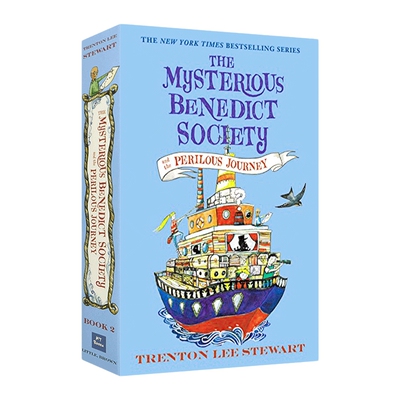 英文原版 The Mysterious Benedict Society and the Perilous Journey 天才神秘会社2 英文版 进口英语原版书籍
