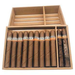 进口西班牙雪松木雪茄托盘盒层架垫乐扣雪茄保湿盒展示雪松木托盘