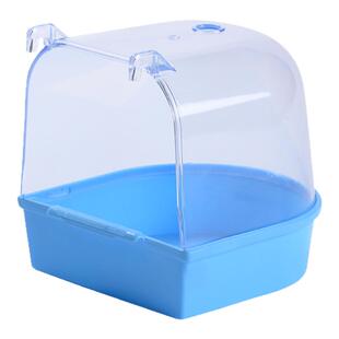 珍珠鸟洗澡盆鸟用洗澡神器小鹦鹉专用沐浴盆外挂置大号用品大全