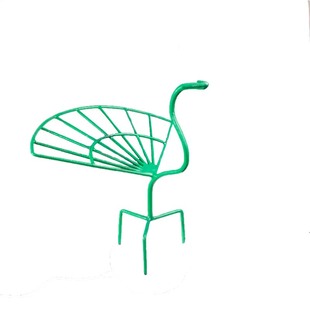 太阳花孔雀开屏造型园艺支架放倒伏支撑架阳台盆栽浸塑铁艺花架