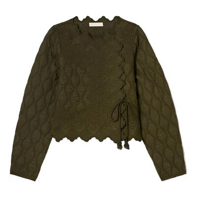 【季末折扣】Ulla Johnson 女秋冬马特拉塞凸纹棉质外套