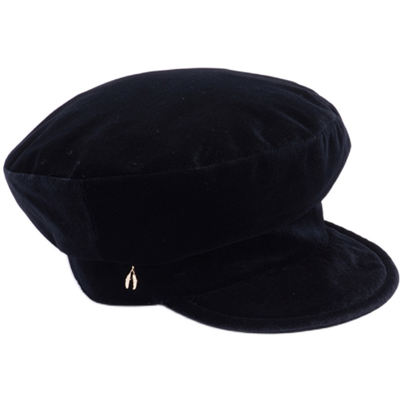 MOREZON【SHINJEO Velvet Beret Cap】潮人精致丝绒鸭舌贝雷帽子