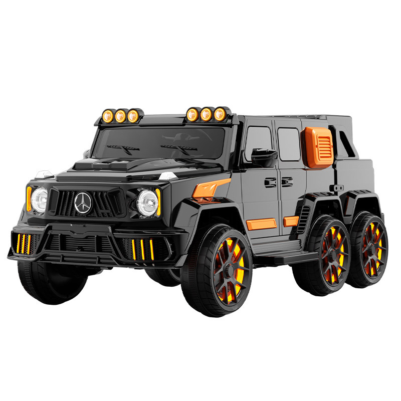 儿童电动车六轮可坐大人亲子车