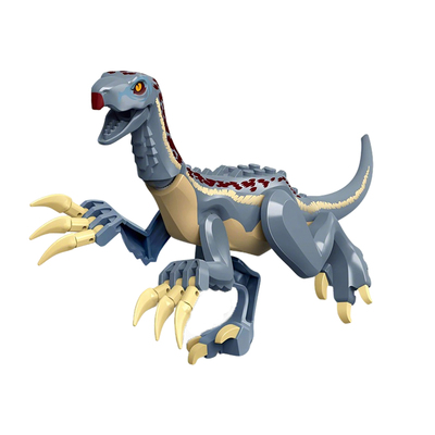 侏罗纪恐龙暴虐翼龙积木玩具模型