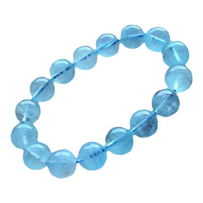 天然海蓝宝手链男女水晶手串