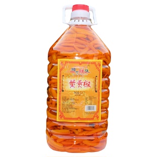 湖南特产衡东黄贡椒蒸鱼头黄剁椒黄剁辣椒酱脆肚配料商用整个泡椒