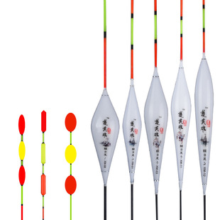 纳米鱼漂套装加粗醒目近视鲫鱼综合混养浮漂浮标不吃水枣核漂钓具