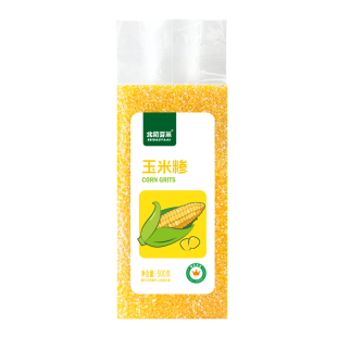 北稻芽米玉米糁500g真空 东北大碴子粥杂粮碎苞米玉米碎粘糯小粒