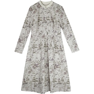 不.退换6-22QDC-123【浅梦叙语】前世今生复古温婉文艺碎花连衣裙