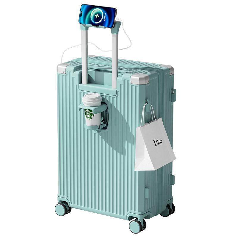 扩展大容量行李箱拉杆箱女多功能结实耐用旅行密码皮箱男2024新款