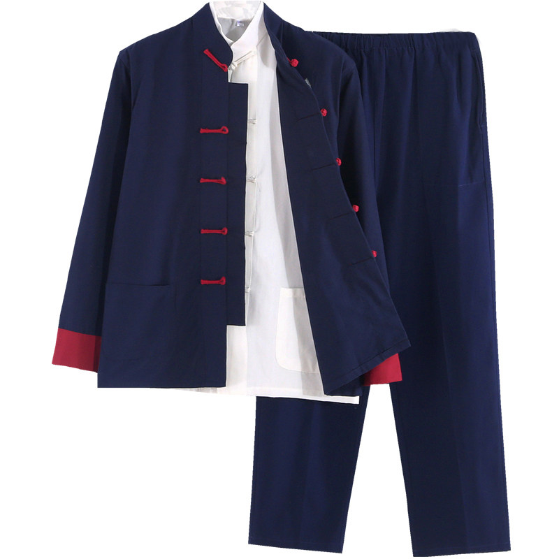 唐装套装中老年汉服复古中国风
