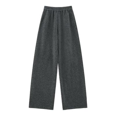 立体分割显瘦毛呢休闲裤