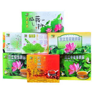 德春牌澄江藕粉200克三盒组合红枣旅游冰糖蜂蜜纯藕粉抚仙湖藕粉