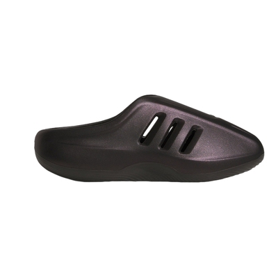adidas阿迪达斯三叶草新款男女MULE休闲拖鞋穆勒鞋凉鞋黑色JQ2653