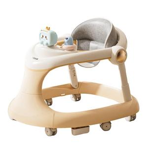 2025新款学步车防o型腿宝宝6到18个月婴儿手推助步车防侧翻可折叠