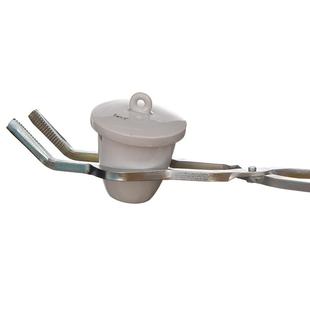 三爱思 坩埚钳K20 灰皿夹圆钢镀铬马弗炉实验火钳 大号夹具 灵活防滑钳嘴耐高温 化学物理生物实验室器材耗材