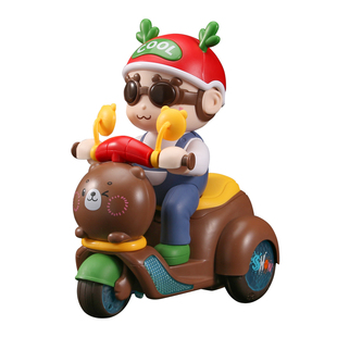 婴儿玩具电动旋转跳舞摩托车儿童0一1岁2-3男孩4女孩5宝宝6小孩子