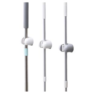 拖把挂钩免打孔拖把夹壁挂卫生间拖布收纳粘胶强力固定卡扣扫把架