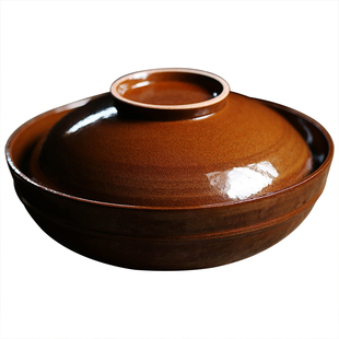 景德镇带盖大碗炖菜碗盘手工陶瓷拉面碗家用大号汤碗盖饭碗沙拉碗