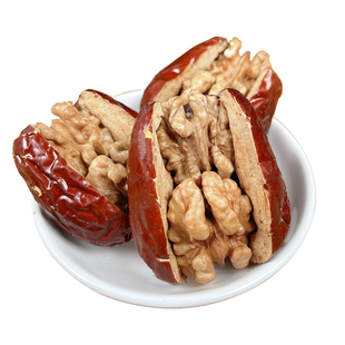 枣夹核桃芝麻500g袋新疆和田大枣包核美脑枣抱抱果礼盒装核桃大枣