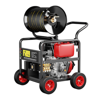 汽油柴油高压管道疏通机下水道电动水老鼠清洗机工业水枪清洗设备