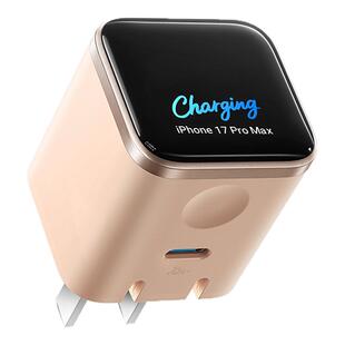 【适用iPhone17】Anker安克45W安心充Smart充电器适用苹果17ProMax手机充电头16pro专用快充15屏显氮化镓插头
