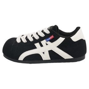 环球大头丑萌德训鞋女2026春季新款内增高学生休闲板鞋软底运动鞋