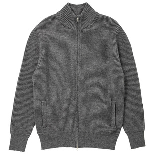 秋季黑色半高领针织开衫外套男韩版修身商务休闲长袖毛衣男士外穿