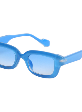 方形透色柠檬黄防晒墨镜