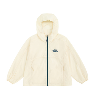 Itssmile童装儿童外套2026新款男女童连帽轻薄透气防紫外线防晒衣