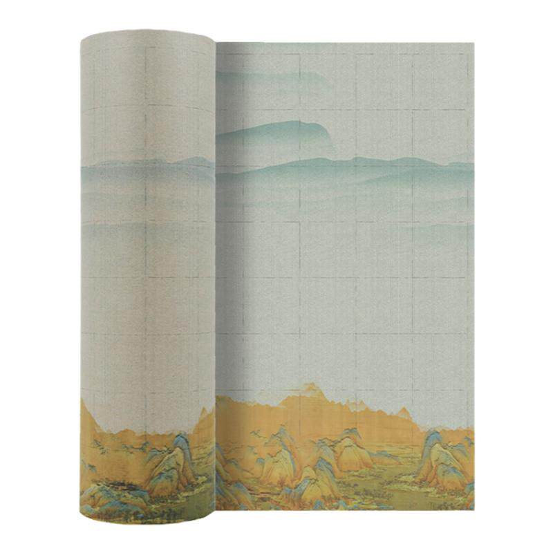 加厚微喷宣纸7-8分熟作品专用精致江山如画方格竖格毛笔书法长卷纸楷书小楷瘦金体古风宣纸长卷