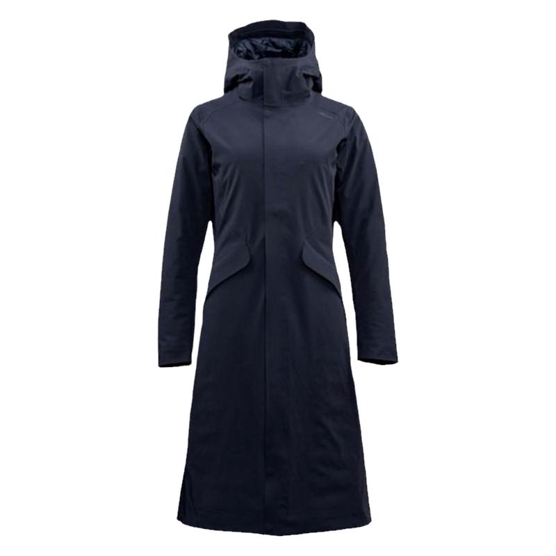 极星户外中长款羽绒服女鹅绒
